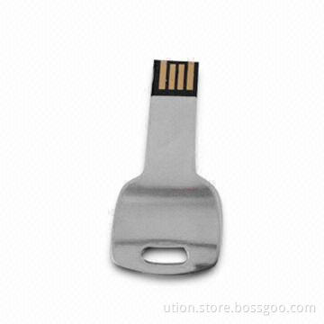 Promotional USB Key with 1 to 8GB Memory Capacity, Free Logo and Gift Box